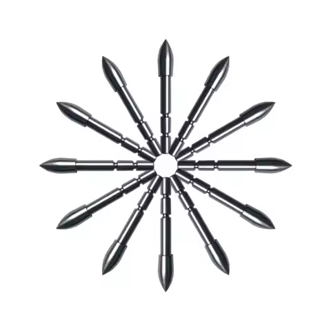 12pcs 70 80 90 100 110 120 Grain Stainless Steel Bullet Point Tip For ID 4.2 mm carbon Arrow Shaft A