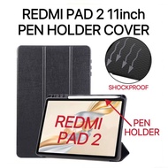 Redmi Pad 2 11inch With Pen Slot Smart Case Redmi Pad2 Pen Holder Cover
