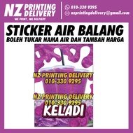 Sticker Air Balang Air Keladi