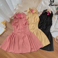 Women's flared waist dress THO TAY D239CX97