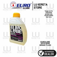 EUROLUBE DOT4 B500 BRAKE FLUID 800ML HIGH BOILING POINT