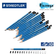 Staedtler Mars Lumograph Drawing Pencil 100 - Per Pcs (2B,3B,4B,5B,6B,7B,8B,9B,10B,12B,HB,F,H, 2H,3H