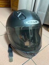瑞獅 ZS-821 平光黑  全罩式安全帽 小帽體 安全帽 zeus r63010