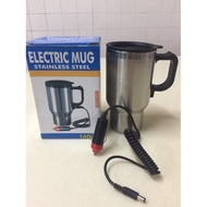 14OZ/ 12V ELECTRIC CAR MUG (STAINLESS STEEL)