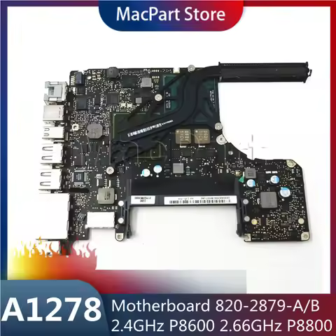 A1278 Motherboard Applicable For 13" A1278 Logic Board 2010 CPU 2.4GHz P8600 2.66GHz P8800 820-2879-