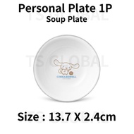 Corelle Sanrio Cinnamoroll Dinnerware Collection Round Plate Dish Bowl Pasta Plate Tableware Home Se