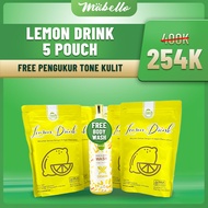 PAKET 5 POUCH COLLAGEN DRINK Free Body Wash /Sabun Cair MABELLO