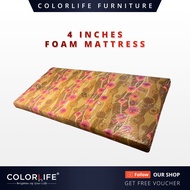 Color Life 4 inches Foam Mattress/Single Size Available / Affordable Mattress