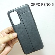 Autofocus Case Oppo Reno 5 Softcase Black Orange Peel Silicone