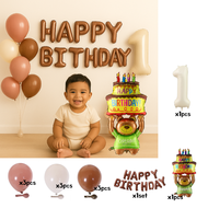 Kids Happy Birthday Theme Balloon Set Decoration Happy Birthday Balloon Set