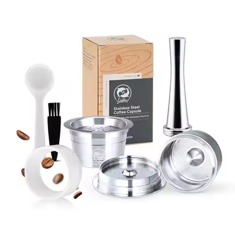 for Tchibo Cafissimo Easy K fee Reusable Coffee Capsule Lov Passione 3 Hearts Coffee Pods Stainless 