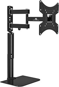 Maclean MC-771A TV Wall Mount with Shelf Universal for 23-43 Inch OLED/QLED/LCD/LED/Plasma TVs Maxim