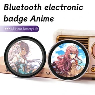 Digital Displayed Pixel Badge Pin,1.85" HD Touch Screen Electronic Digital Badge,Custom Photo/Video/