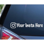 Social Media Sticker•Tag•Custommade•Instagram•Facebook•Tiktok•Shopee•Youtube•Name Tag