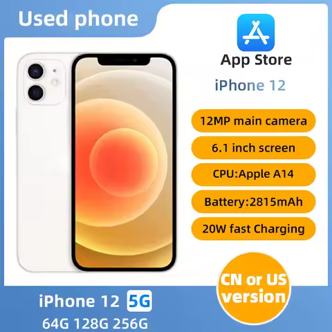 Apple iphone 12 Unlocked 6.1 inch 128G All Colours in Good Condition Original used phone