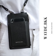 WAYDE.BKK Basic Crossbody phone bag - กระเป๋าสะพาย สีดำ Black