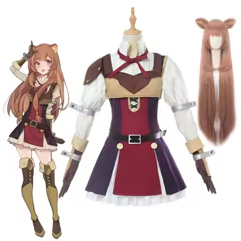 Anime Tate no Yuusha no Nariagari Rising of Shield Hero Raphtalia Cosplay Costume dress Outfit Women
