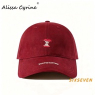 Free Shipping+2026 Over 2026 New Style Korean Version Apple Letter Embroidered Baseball Cap Female L