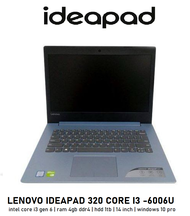 LENOVO IDEADPAD 320 CORE I3 GEN 6 LAYAR 14 INCH RAM 4GB HDD 1TB WINDOWS 10 GARANSI FREE TAS/MOUSE