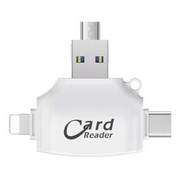 4 in 1 OTG Card Reader 四合一多功能OTG讀卡器TYPE-C蘋果手機安卓SD卡讀卡器 - S2911