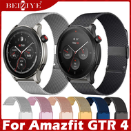 Stainless Steel Strap For Amazfit GTR 4 strap smart watch band Milanese Magnetic Buckle For Amazfit 