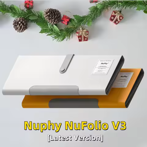 Nuphy NuFolio V3 Suit Air75 V2 Exclusive Leather Case-Yellow Nuphy Accessory