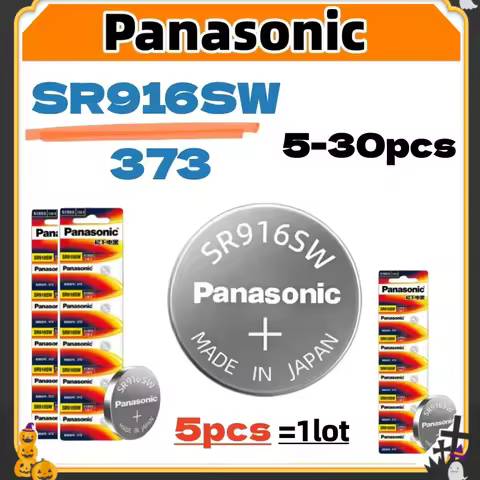 5-30PCS Panasonic SR916SW 373 watch battery for Tissot CK Quartz watch Silver oxide SR916 SW
