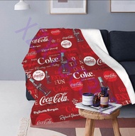 Coca Art Cola Cool CokeS xzx180305 Throw Blanket Fuzzy Warm Throws For Winter Bedding 3D Printing Soft Micro Fleece Blanket 11