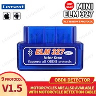 Lensent OBD2 ELM327 Honda Motorcycle Diagnostic Motorbike Cable Cables Yamaha 3pin 4Pin To 16Pin V1.5 OBD2 Adapter OBD Connector OBDII