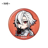 [ BADGE ] Arlecchino Emoticon Can Badge 58mm - Genshin Impact - Round Badge Size 58mm