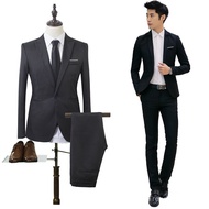 Business Suit Tailored Suit Two-Piece Suit for Men