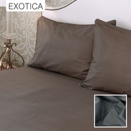 EXOTICA ชุดผ้าปูที่นอนรัดมุม+ปลอกหมอนหนุน ลาย Neotopia สำหรับเตียง 6 ฟุต / 5 ฟุต / 3.5 ฟุต (ผ้าปู ปล