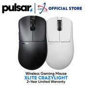 PULSAR XLITE CRAZYLIGHT 2.4G WIRELESS GAMING MOUSE  - JET BLACK / UYUNI WHITE