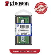 Kingston Value RAM 8GB 2666MHz DDR4 Non-ECC CL19 Notebook Memory (KVR26S19S8/8) (KVR26S19S6/8)