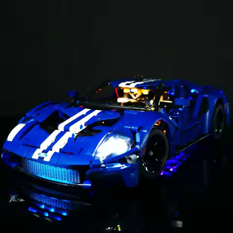 LED Light Set suitable for LEGO 2022 Ford GT 42154 Car Building Blocks Bricks DIY Lamp Toys Set Not 