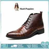 TOP☆Hush_Puppies รองเท้าผู้ชาย รองเท้าเชลซี รองเท้าผู้ชาย รองเท้าหนังผู้ชาย รองเท้าบูท รองเท้าบูท ผู้ชาย รองเท้าหนัง