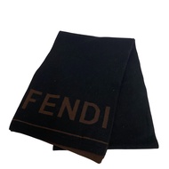 【二手】 FENDI Zucca 標誌圍巾，ブラウン
