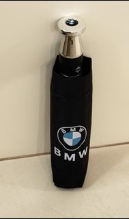 New BMW Souvenir 105 diameter umbrella_Black color 新款寶馬汽車防紫外光· 防雨傘·下車用贈品