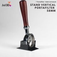 MESIN 58mm Portafilter Vertical Stand Coffee Coffee Tool Expresso Machine Stand Standing Table Coffe