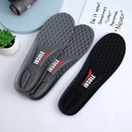 Shock Absorbent Sport Insoles Thick Absorption Shoes Pad Breathable Cushion Elastic Orthopedic Tapak