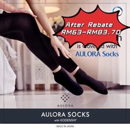 Aulora Socks Female / Male 100% Original Black/Soft Beige
