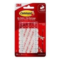(3M 17026ANZ)3M Command Decorating Clips 17026ANZ, 20 Clips/Pack Hook