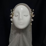 2 PCS HEADPIECE BROS GOLD BY FIRORA