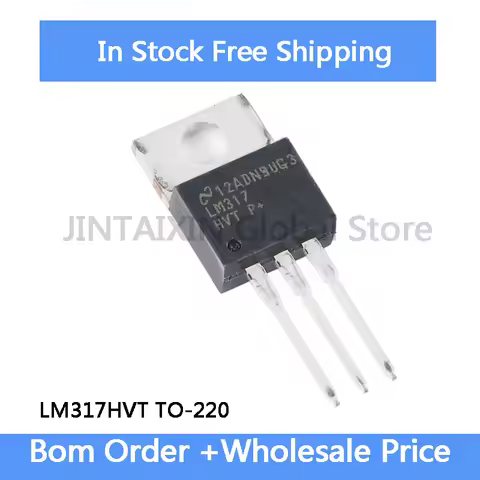 10-50pcs LM317HVT LM317 LM317HV TO-220 Three terminal Zener IC In Stock Wholesale