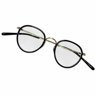 【5積分】成色極佳 □ OLIVER PEOPLES MP-2 Miyabi 限量版眼鏡 黑色金色 46□24-148 近視鏡鏡片 日本製造 男士