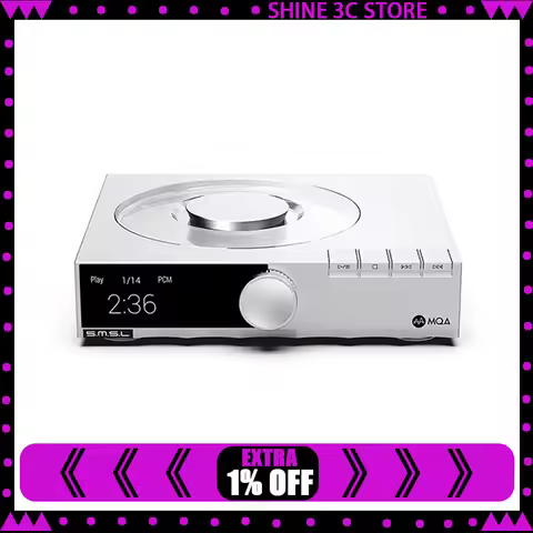 SMSL PL200T CD Player Sound Lossless Sound Quality Cd Player Output Coaxial Fiber AES EBU Support MQ