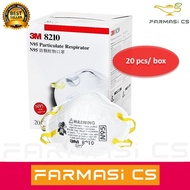 3M™ Particulate Respirator 8210 N95 Mask (20pcs/box) [Partikulat Respirator Topeng muka N95 ] [N95防颗