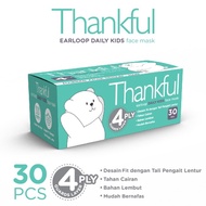 PROMO THANKFUL FACE MASK KIDS EARLOOP DAILY 30S