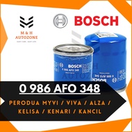 [BOSCH-0986AFO348] PERODUA MYVI, VIVA, ALZA, KELISA, KENARI, KANCIL OIL FILTER