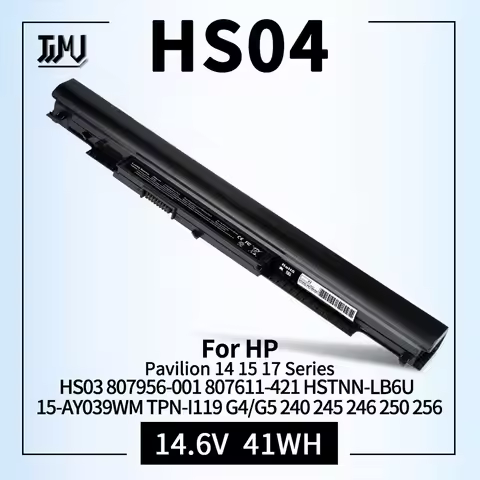 HS04 HS03 Laptop Battery for HP 807956-001 807612-421 807611-131 HSTNN-LB6U 15-AY039WM 14 17 TPN-I11